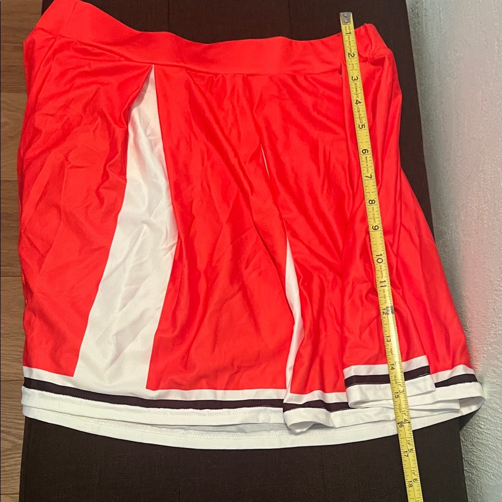 # 0761+ Red Cheerleader Costume Set - Picture 5 of 14